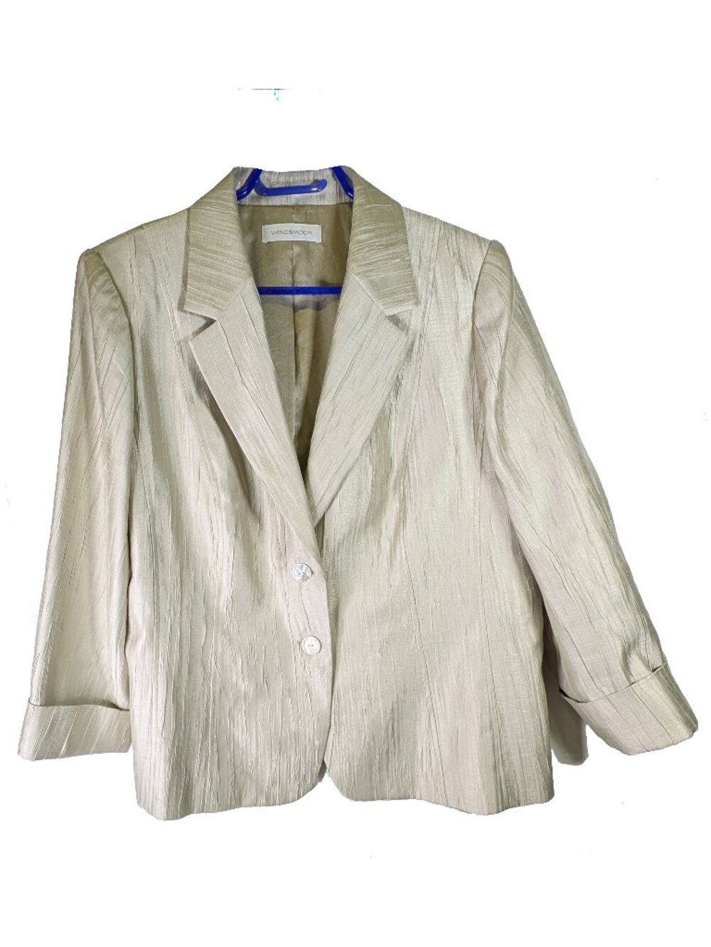 Windsmoor Shimmering crinkle suit jacket Size XL